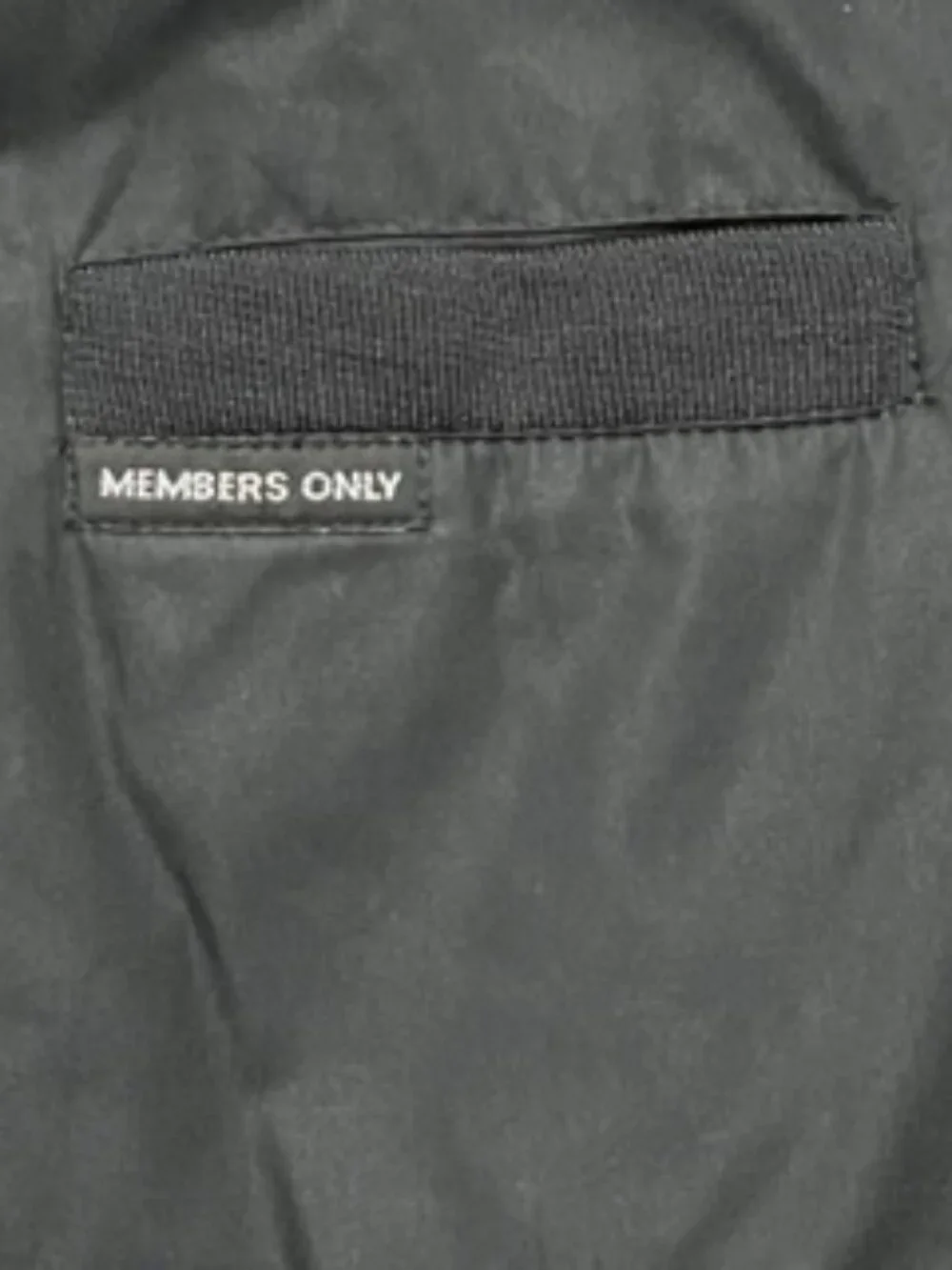 Members Only Iconic Racer Jacket Men's LARGE Bomber Jacket Black